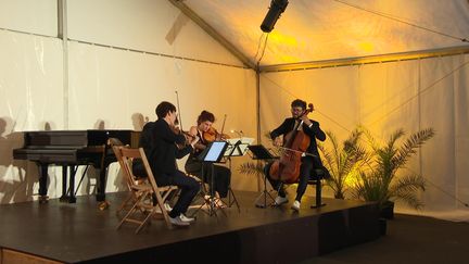 Le Quatuor Hanson lors de la 9e édition de Classic à Guéthary. (France 3 Aquitaine / C. Bonté-Baratciart)