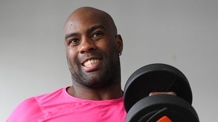 Teddy Riner&nbsp;continue l'entraînement&nbsp;à son domicile pendant la période de confinement. (PHILIPPE MILLEREAU / KMSP)