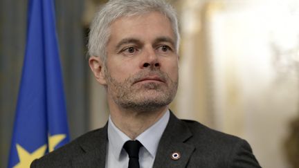 Laurent Wauquiez à Lyon, le 18 mars 2022. (MAXIME JEGAT / MAXPPP)