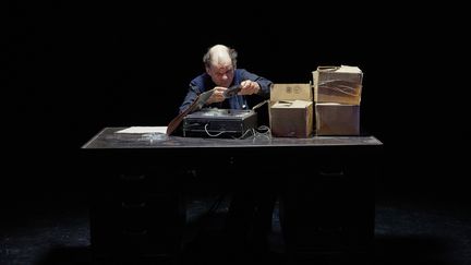 Denis Lavant dans "La Dernière bande" de Samuel Becket (PIERRE GROSBOIS  / PIERRE GROSBOIS)