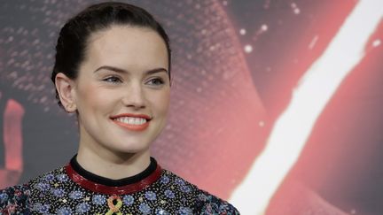 L'actrice britannique Daisy Ridley, rôle principal dans "Le Réveil de la force", le nouveau "Star Wars"
 (Kiyoshi Ota / EPA / MAXPPP)