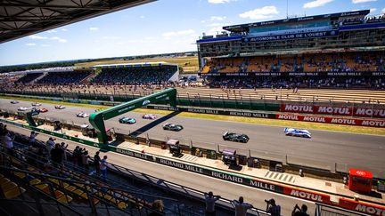 Le circuit du Mans lors du Le Mans Classic, le 2 juillet 2022. (DAMIEN SAULNIER / DAMIEN SAULNIER / DPPI)