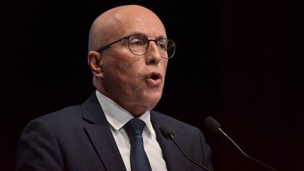 Le&nbsp;député des Alpes-Maritimes Eric Ciotti, à Issy-les-Moulineaux (Hauts-de-Seine), le 20 novembre 2021.&nbsp; (JULIEN DE ROSA / AFP)