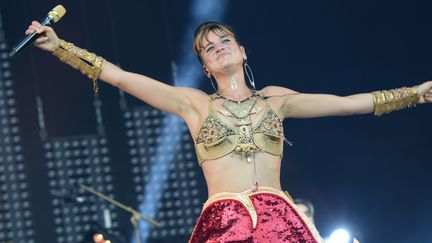 Le groupe aixois Deluxe aux Vielles Charrues 2017.
 (Hugo marie / EPA / MaxPPP)