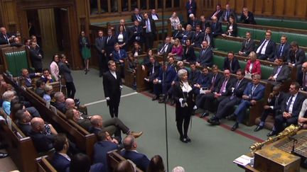 Le Parlement britannique à Londres lors de la cérémonie de suspension, le 10 septembre 2019.&nbsp; (AFP)