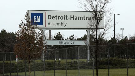 Site General Motors de Detroit-Hamtramck en novembre 2018. (JEFF KOWALSKY / AFP)