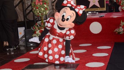 Minnie Mouse devant son étoile sur Hollywood Walk of Fame, 22 janvier 2018
 (David Edwards/NEWSCOM/SIPA)