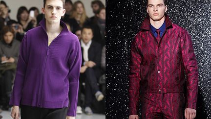 Si toutefois vous n'aimez ni le rouge ni le bleu, vous pouvez toutefois opter pour un joli violet fa&ccedil;on Issey Miyake ou Thierry Mugler. (SIPA / MAXPPP)