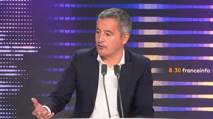 Gérald Darmanin, député Ensemble pour la République du Nord, sur franceinfo le 
3 octobre 2024. (FRANCEINFO / RADIO FRANCE)