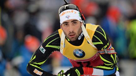 Martin Fourcade règne toujours sur le biathlon mondial (RALF HIRSCHBERGER / DPA)