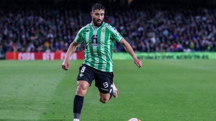 Nabil Fekir pendant la demi-finale de Coupe du roi entre le Betis et le&nbsp;Rayo Vallecano, le 3 mars 2022, à Séville. (NurPhoto / AFP)