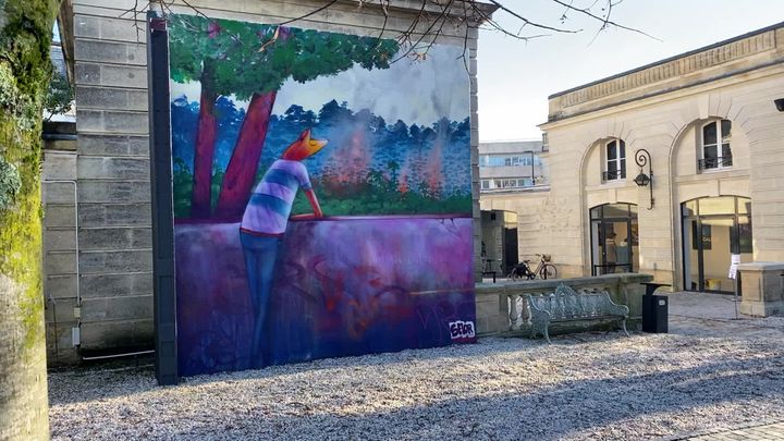 Le Mimil à l'Institut culturel Bernard Magrez à Bordeaux. (G. Decaix / France Télévisions)