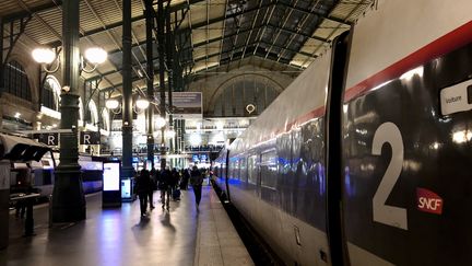 Une rame de TGV gare du Nord, à Paris (illustration). (AURÉLIEN ACCART / RADIO FRANCE)