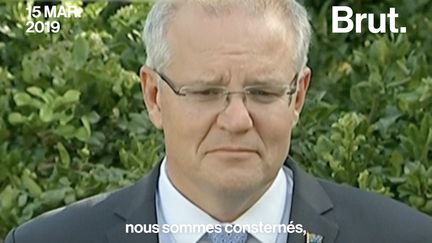 VIDEO. "Nous pleurons, nous sommes choqués, consternés, scandalisés", a réagi le Premier ministre australien Scott Morrison (BRUT)