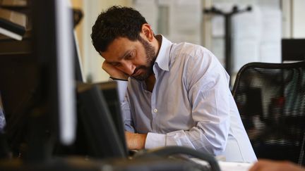 Cyril Hanouna le 13 octobre 2014.&nbsp; (ARNAUD JOURNOIS / MAXPPP)