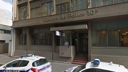 Le commissariat du 10e arrondissement de Paris, o&ugrave;&nbsp;Amadou Koum&eacute; est mort dans la nuit du 5 au 6 mars 2015. ( GOOGLE STREET VIEW / FRANCETV INFO )