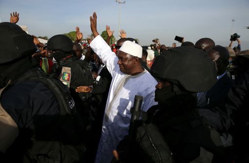 Le président gambien Adama Barrow à Banjul (Gambie) le 26 janvier 2017. (REUTERS - Afolabi Sotunde)