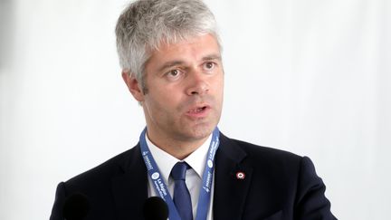 Le vice-président du parti Les Républicains Laurent Wauquiez, le 6 juillet 2017 à Argonay (Haute-Savoie). (MAXPPP)