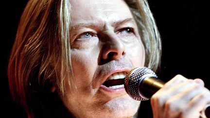 David Bowie chante le 24 juillet 2000 à New York (Etats-Unis). (BRAD RICKERBY / REUTERS)