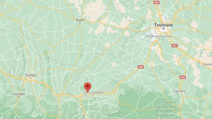 L'incendie a eu lieu à Villeneuve-de-Rivière, près de Saint-Gaudens, en Haute-Garonne, le vendredi 19 février. (CAPTURE D'ÉCRAN GOOGLE MAPS)