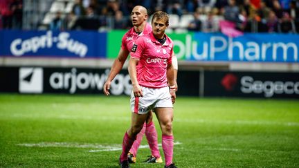 Les joueurs du Stade Français Jules Plisson et Sergio Parisse (OLIVIER CORSAN / MAXPPP)