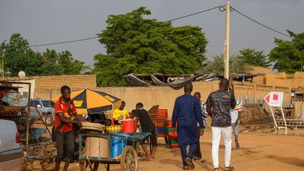 Le marché de Niamey, le 1er août 2023. (ISSIFOU DJIBO / EPA)