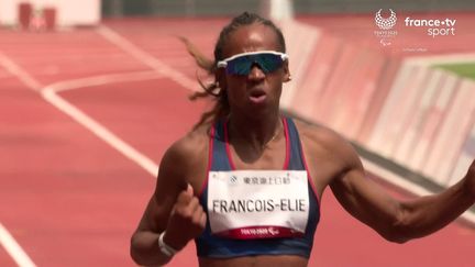 Mandy François-Elie aux Jeux paralympiques de Tokyo. (France.tv)