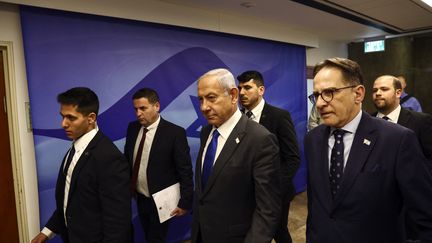 Le Premier ministre israélien Benjamin Netanyahu, dimanche 29 janvier. (RONEN ZVULUN / POOL)