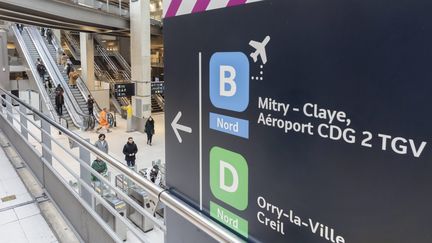 La station gare du Nord, à Paris, le 18 octobre 2023. (VINCENT ISORE / MAXPPP)