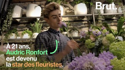 À 21 ans, Audric Ronfort manie les fleurs avec talent et ambition. Brut l'a rencontré. (BRUT)