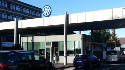 &nbsp; (L'entrée de Volkswagen à Wolfsburg, ce mercredi matin © Radio France - Sébastien Baer)