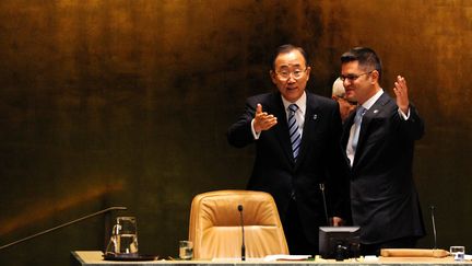 &nbsp; (Ban Ki-Moon laisse sa place de secrétaire général le 31 décembre 2016 après deux mandats © MaxPPP)