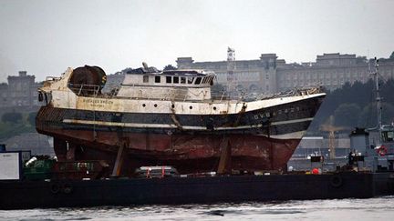 &nbsp; (Cinq marins sont morts dans le naufrage du Bugaled Breizh le 15 janvier 2004 © Reuters)