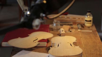 Mirecourt, dans les Vosges, est devenue la capitale de la lutherie. Des luthiers du monde entier viennent s'y former.&nbsp; (FRANCE 2)