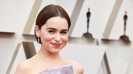 L'actrice britannique Emilia Clarke lors de la 91e édition de la cérémonie des Oscars, le 24 février 2019 à Hollywood (Etats-Unis). (FRAZER HARRISON / GETTY IMAGES NORTH AMERICA / AFP)