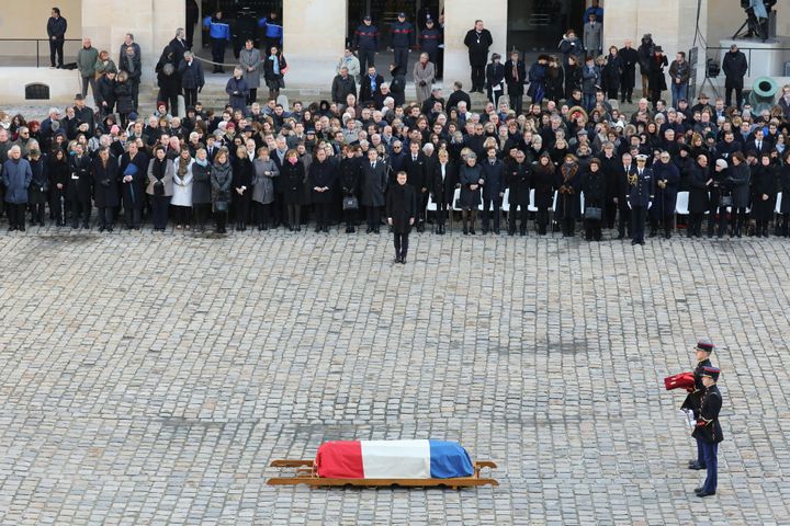 Jean d'Ormesson aux Invalides
 (François Mori/ AFP)