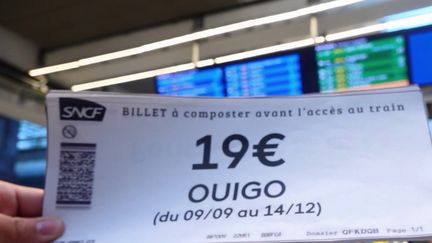 19 euros seulement pour un voyage en Ouigo, c’est l’offre proposée mercredi 4 septembre par la SNCF. 200 000 billets sont concernés pour 60 destinations. (France 2)