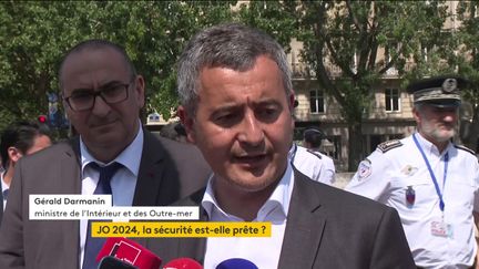 Gérald Darmanin, ministre de l'Intérieur démissionnaire, à Paris, le 17 juillet 2024.