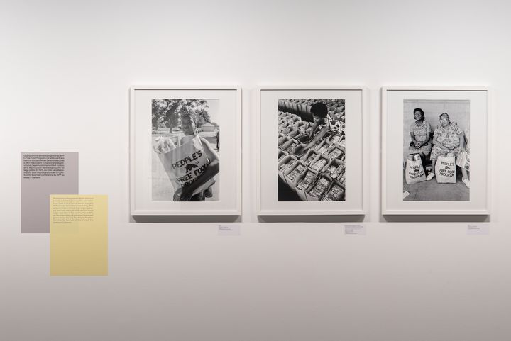 Une vue de l'exposition photo "Comrade Sisters, les Panthères noires" de Stephen Shames au Centre de la photographie de Mougins, en 2024. (VILLE DE MOUGINS)