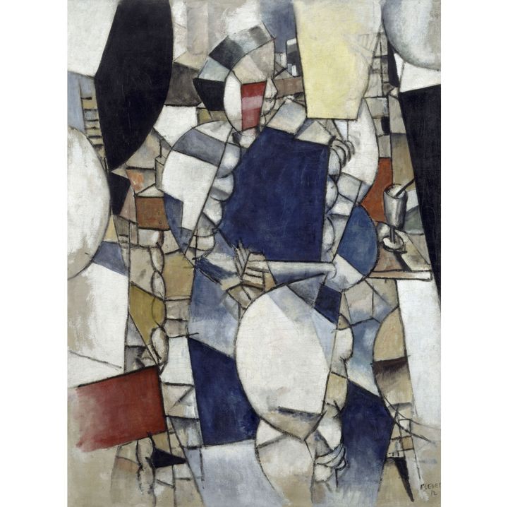 Fernand Léger, Esquisse pour "La Femme en bleu", 1912, Biot, musée Fernand Léger
 (RMN-Grand Palais (musée Fernand Léger) / Gérard Blot © ADAGP, Paris 2016)