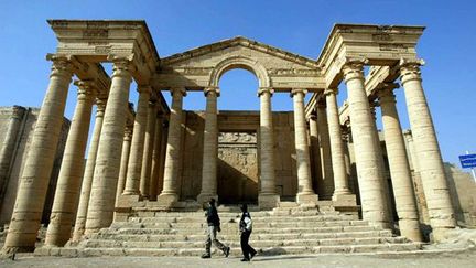 Temple à Hatra (nord de l'Irak), ville édifiée par une dynastie arabe au début de notre ère (Reuters - Suhaib Salem)