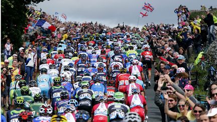  (Le peloton est attendu à Saint-Etienne. © maxppp)