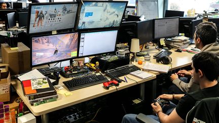 Atelier de conception chez Ubisoft, à Annecy (Haute-Savoie). (MAXPPP)