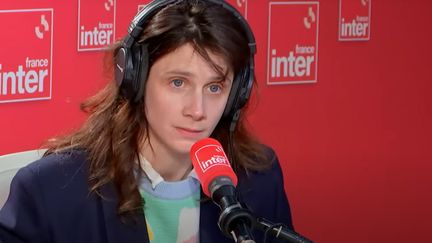 Judith Chemla, le 6 juillet 2022 sur France Inter. (FRANCE INTER)