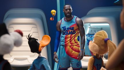 LeBron James dans le film "Space Jam : Nouvelle Ere" (2021) (WARNER BROS. - WARNER ANIMATION / COLLECTION CHRISTOPHEL VIA AFP)