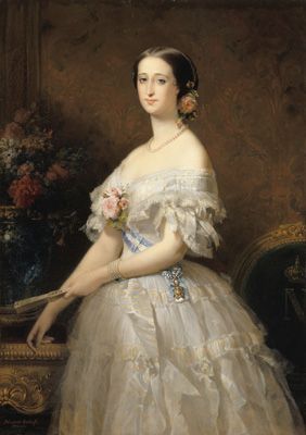 Eugénie de Montijo, impératrice des Français (1826-1920), Edouard-Louis Dubufe, Versailles, musée national des châteaux
 (RMN-GP (Château de Versailles) / Gérard Blot)