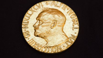 La médaille du prix Nobel de la paix.&nbsp; (BERIT ROALD / SCANPIX NORWAY)