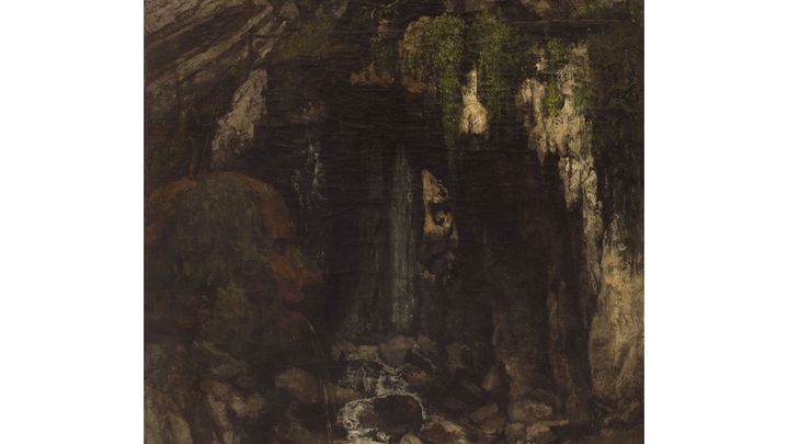 Gustave Courbet, "Vue de la caverne des géants près de Saillon", 1873. (MUSEE DE PICARDIE-AMIENS / MICHEL BOURGUET)