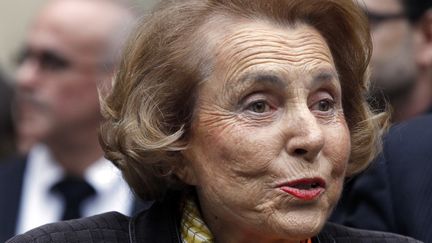 L'h&eacute;riti&egrave;re de L'Or&eacute;al Liliane Bettencourt, en octobre 2011 &agrave; Paris. (FRANCOIS GUILLOT / AFP)