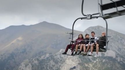 La plus grande tyrolienne de France est installée dans les Alpes-Maritimes (CAPTURE D'ÉCRAN FRANCE 3)